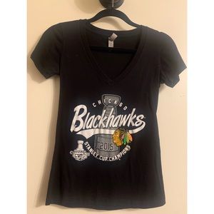Genuine 2015 Chicago Blackhawks Stanley Cup V-neck